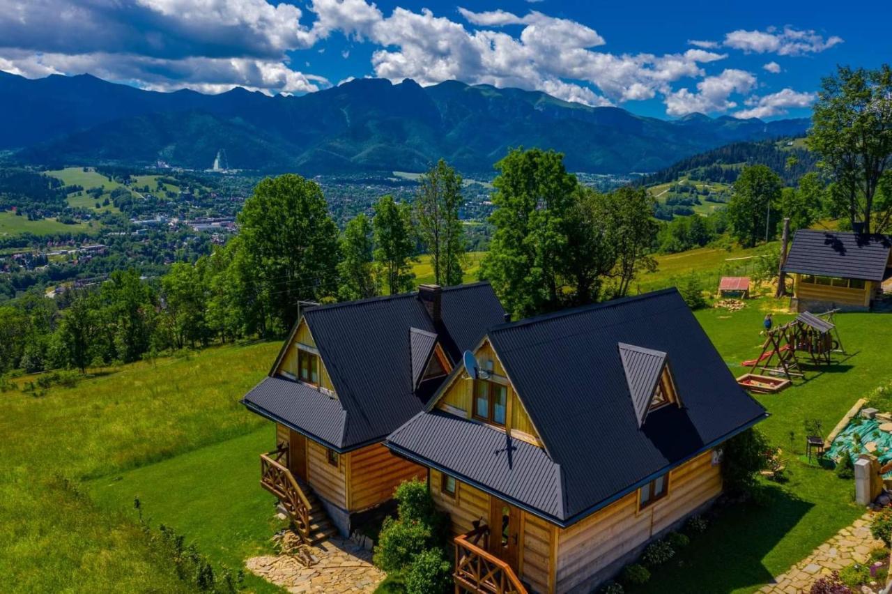 Domki Widokowe Wooden Luxury Chalet & Jacuzzi ゾンプ エクステリア 写真