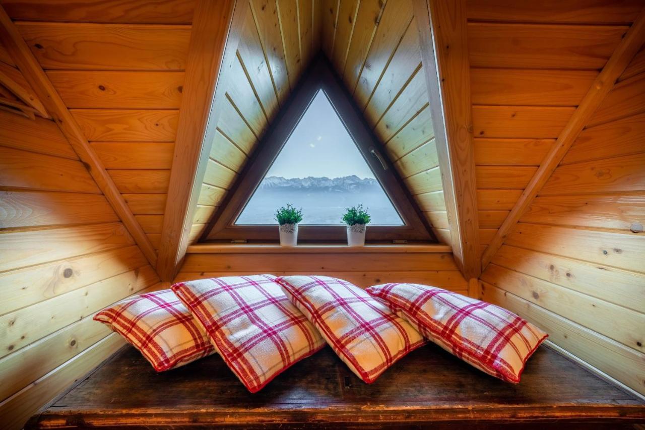 Domki Widokowe Wooden Luxury Chalet & Jacuzzi ゾンプ エクステリア 写真